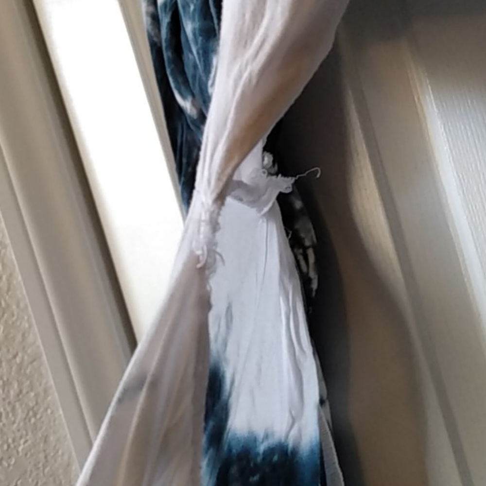 Open back Blu moon tie dye mini dress xs - Picture 11 of 16